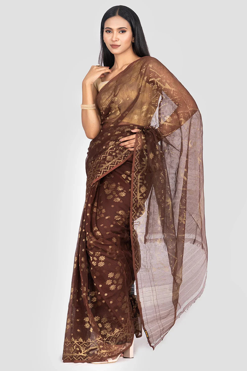 Belwari Jamdani Saree