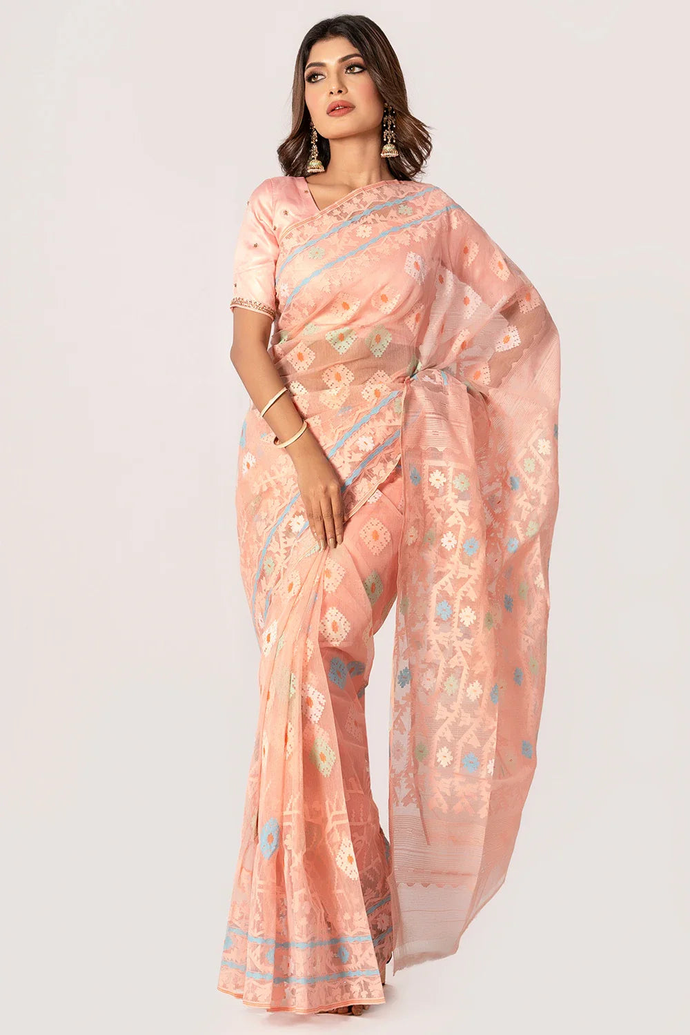 Belwari Jamdani Saree