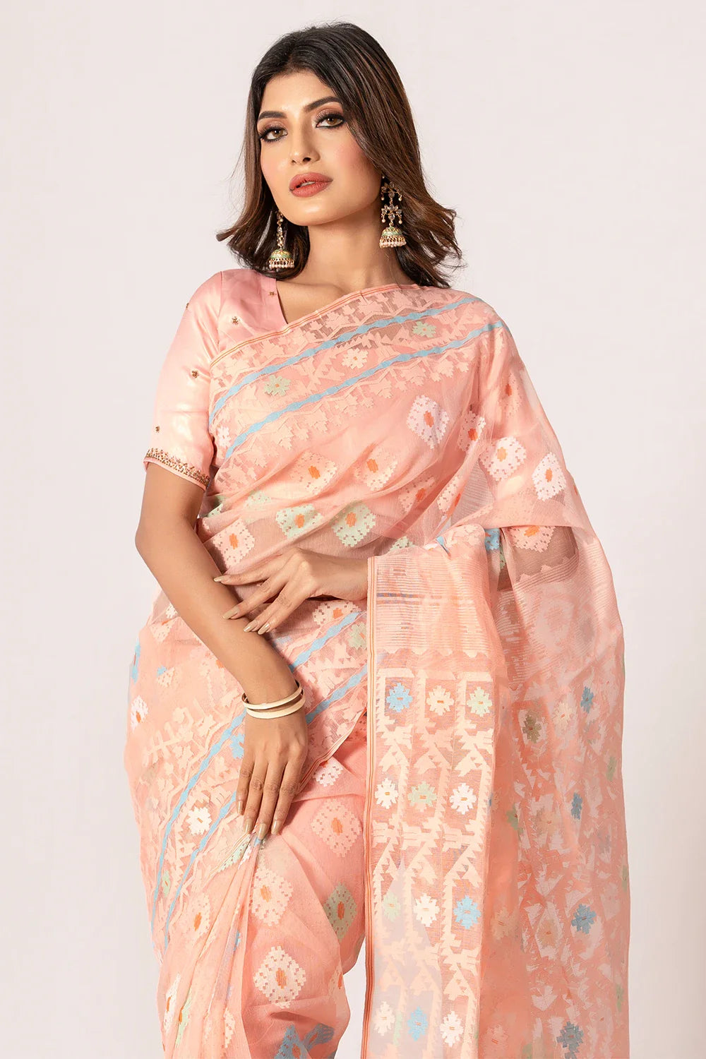 Belwari Jamdani Saree