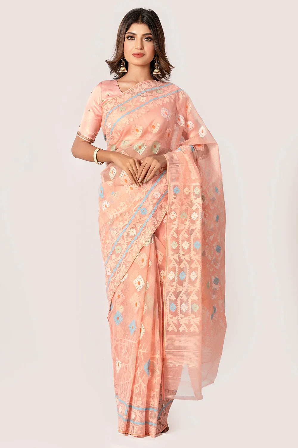 Belwari Jamdani Saree
