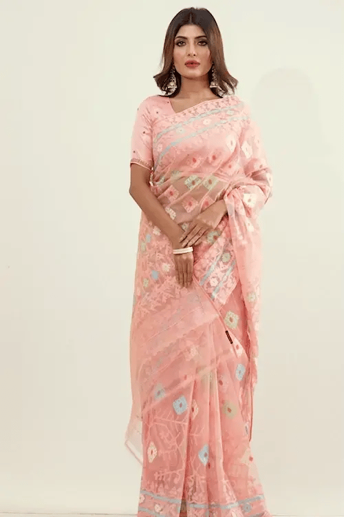 Belwari Jamdani Saree