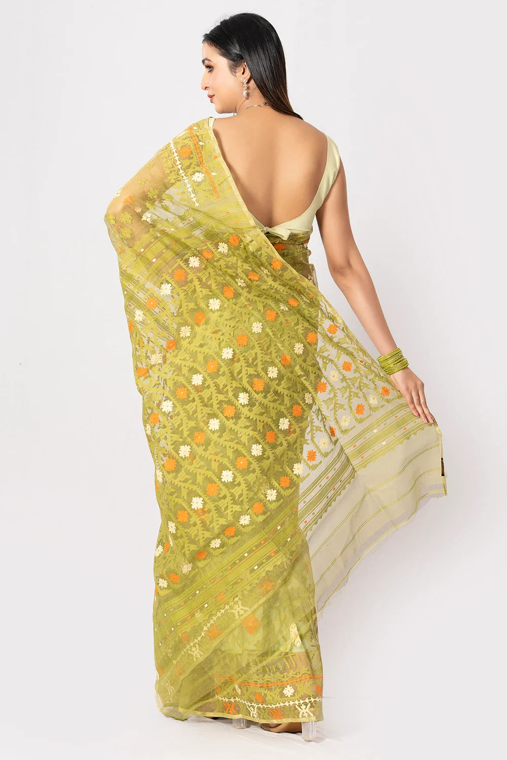 Belwari Jamdani Saree