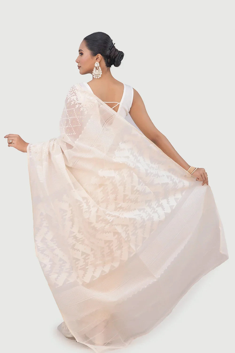 Belwari Jamdani Saree