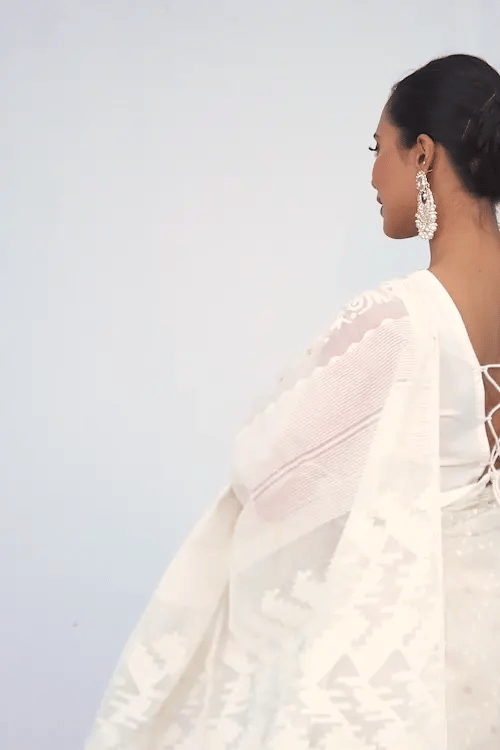 Belwari Jamdani Saree