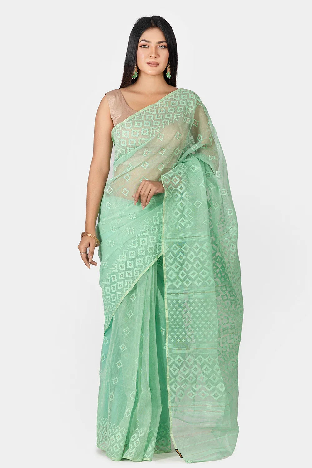 Belwari Jamdani Saree