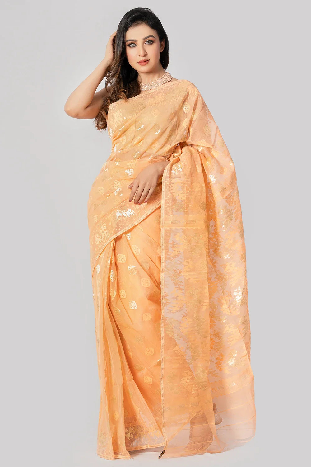 Belwari Jamdani Saree