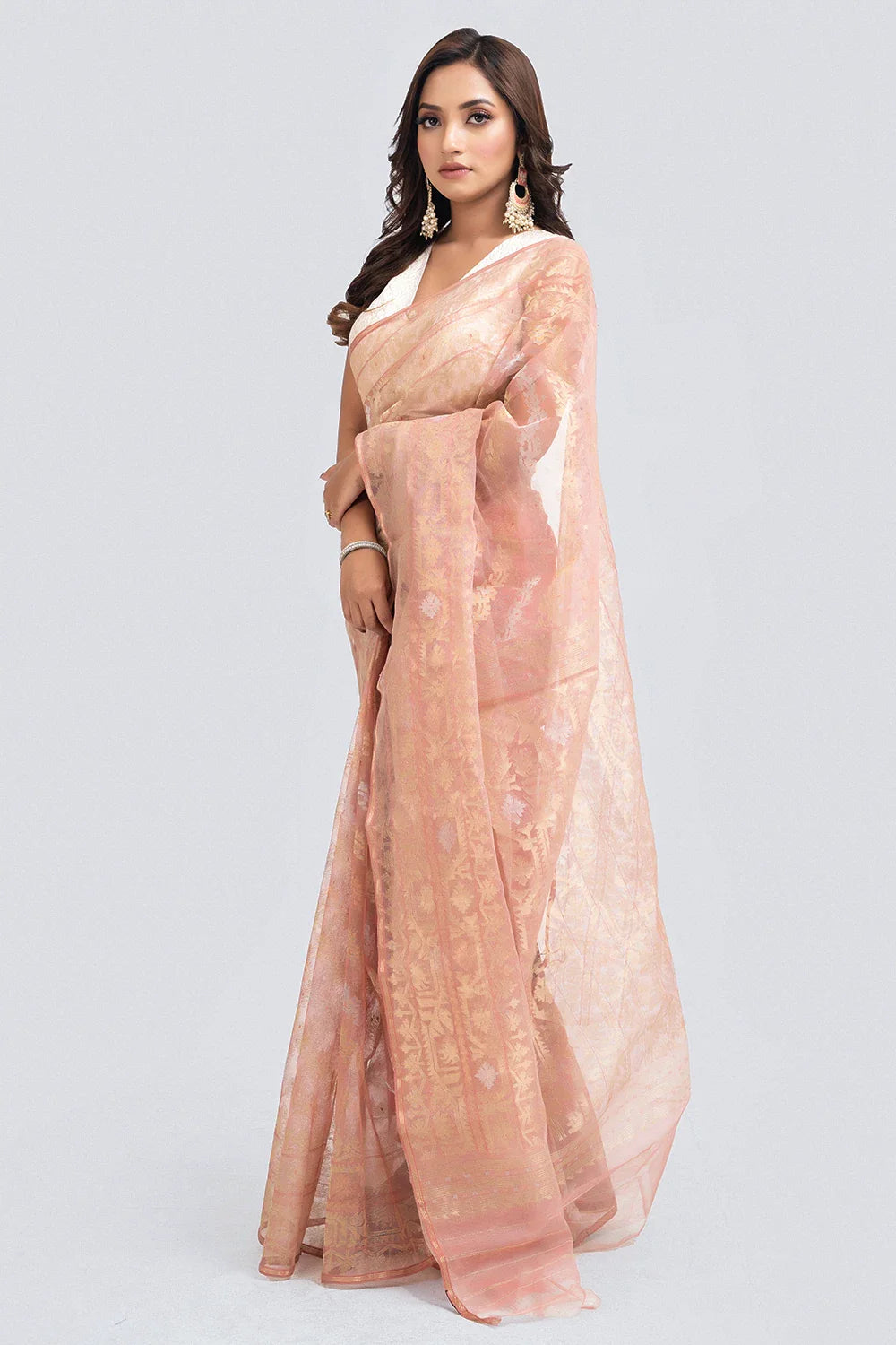 Belwari Jamdani Saree
