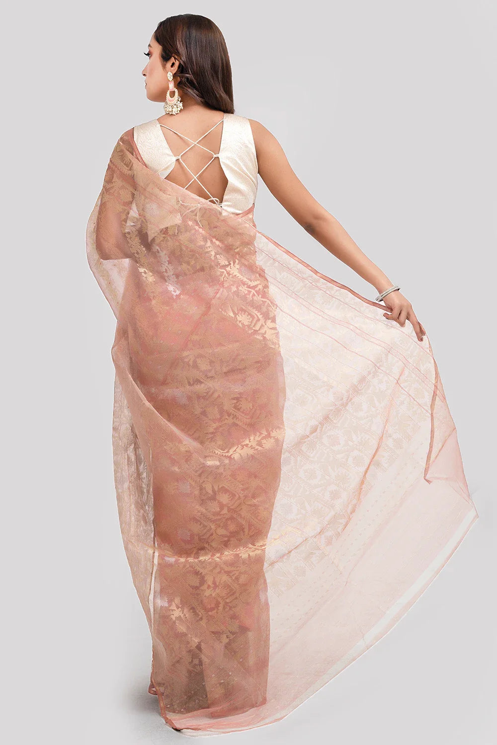 Belwari Jamdani Saree