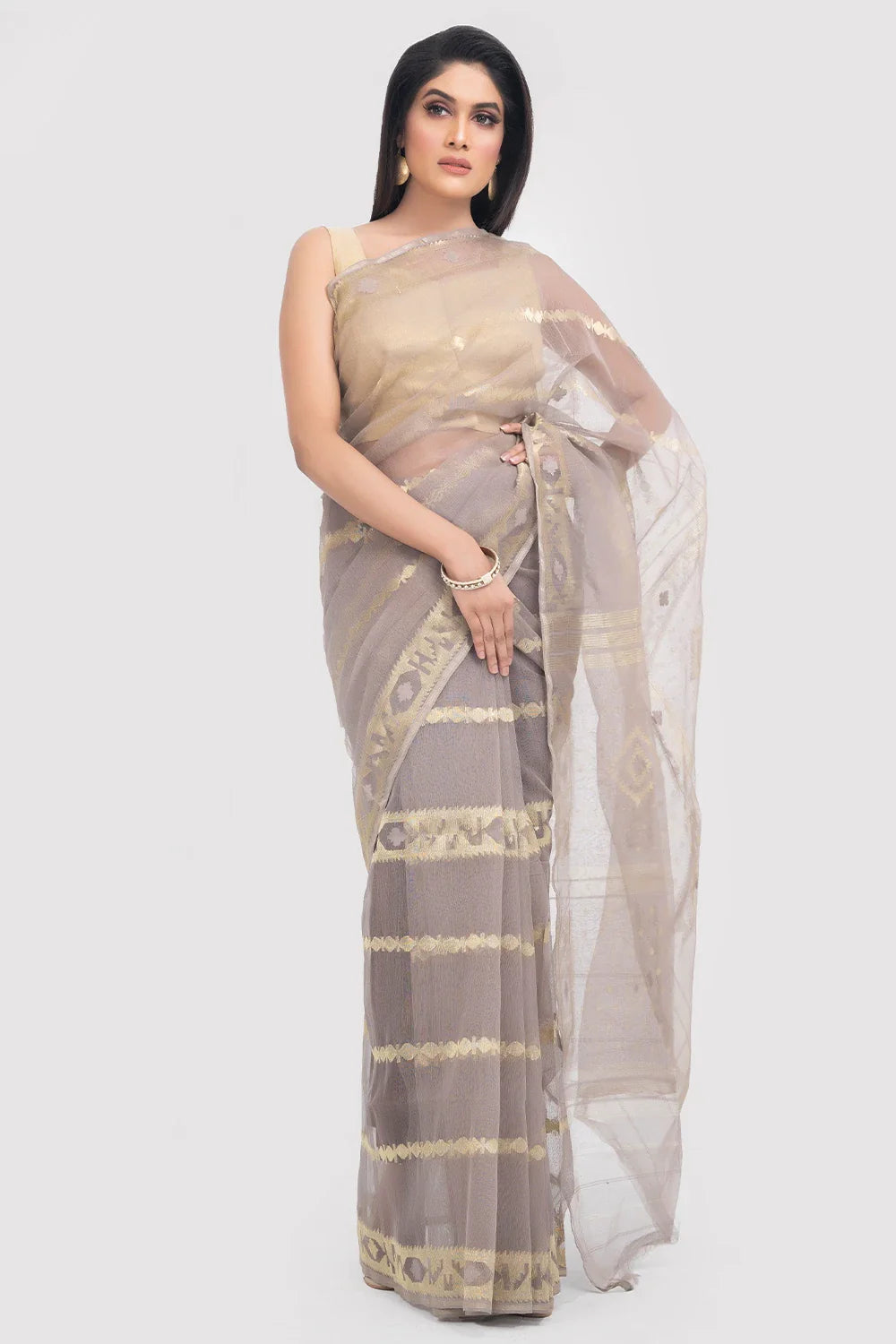 Belwari Jamdani Saree