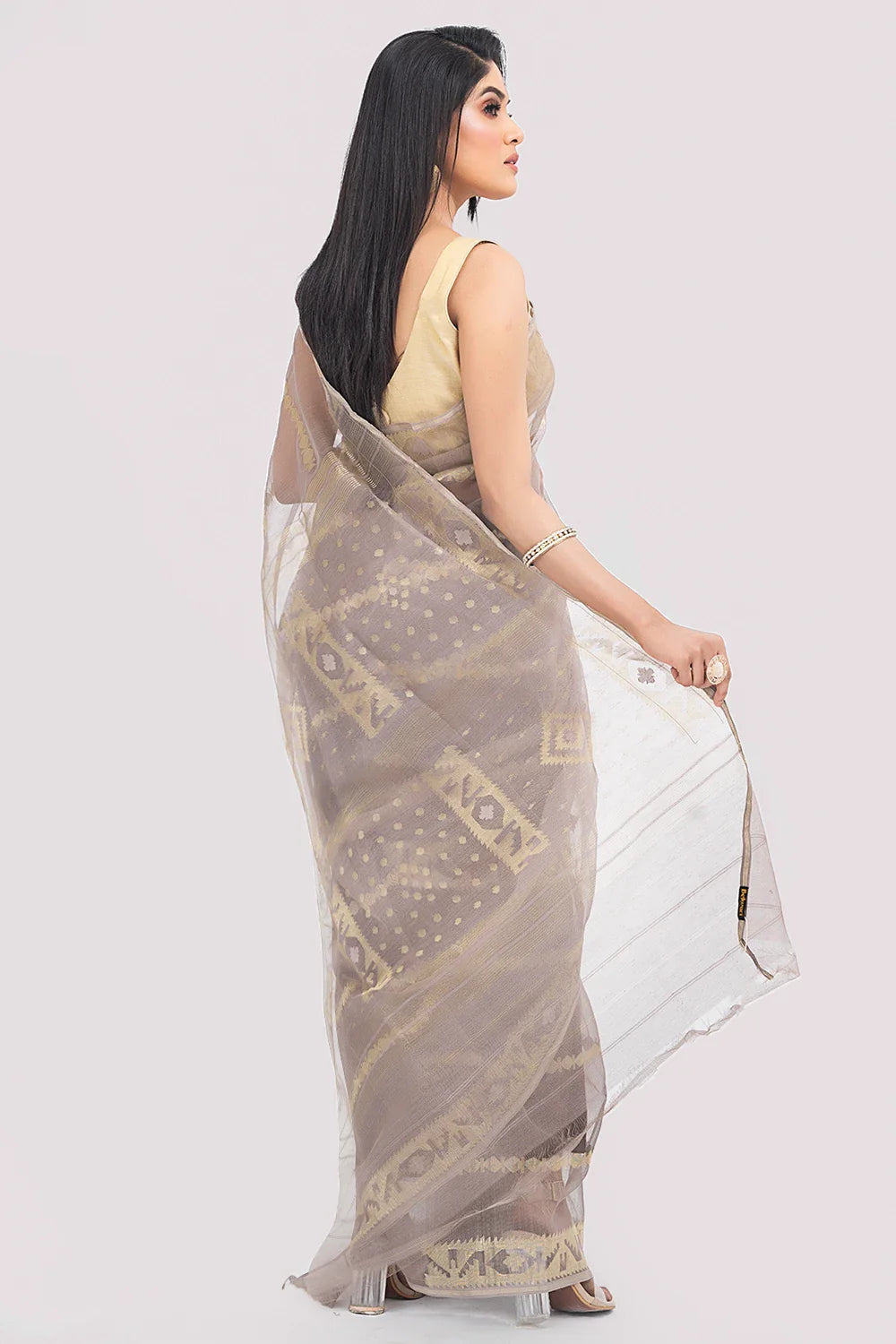 Belwari Jamdani Saree