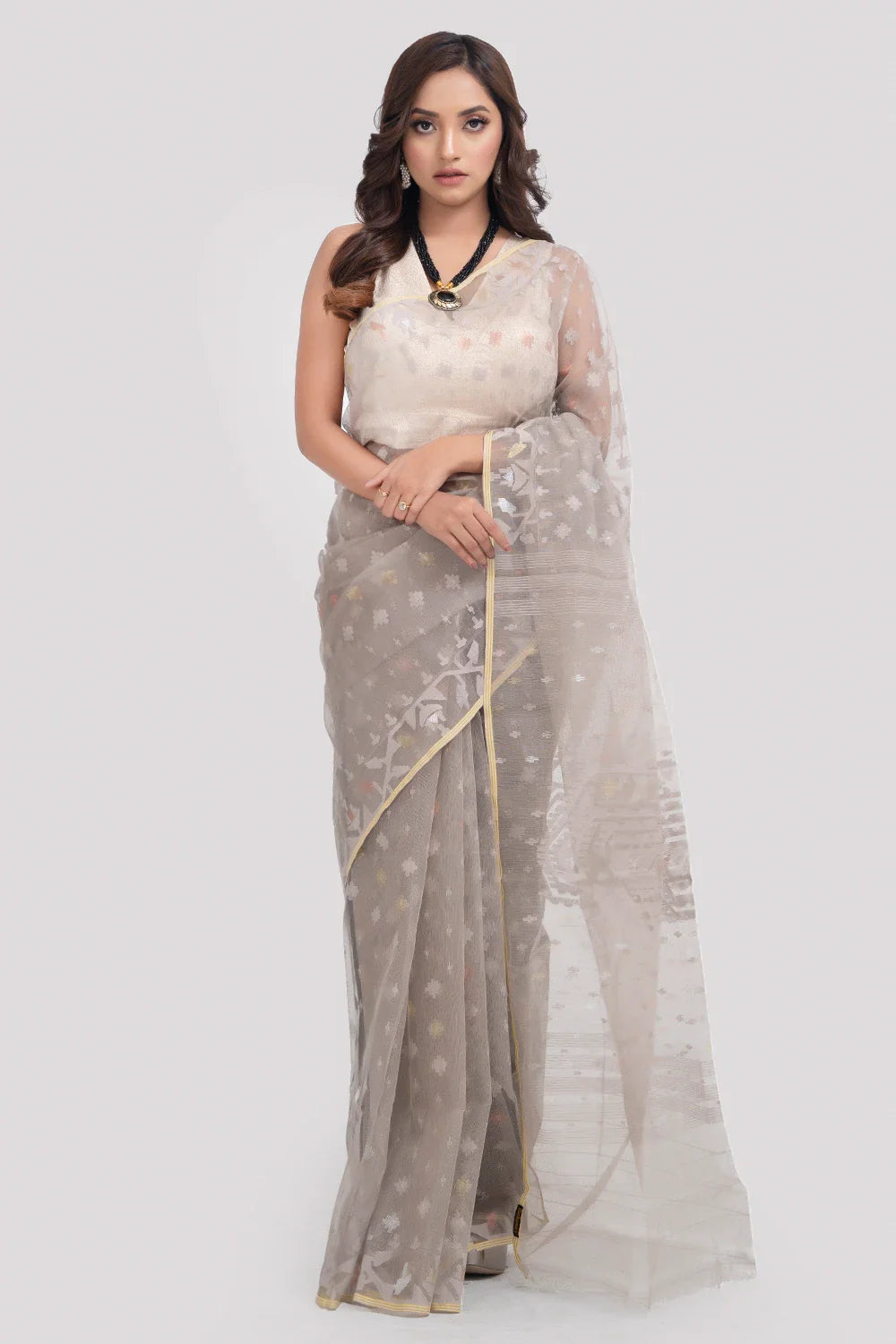 Belwari Jamdani Saree