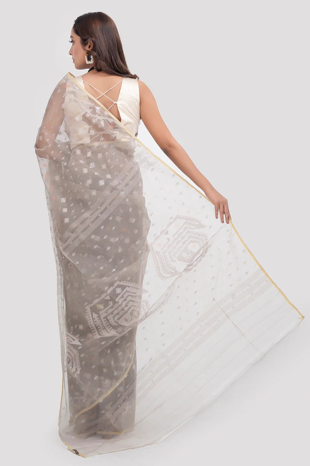 Belwari Jamdani Saree