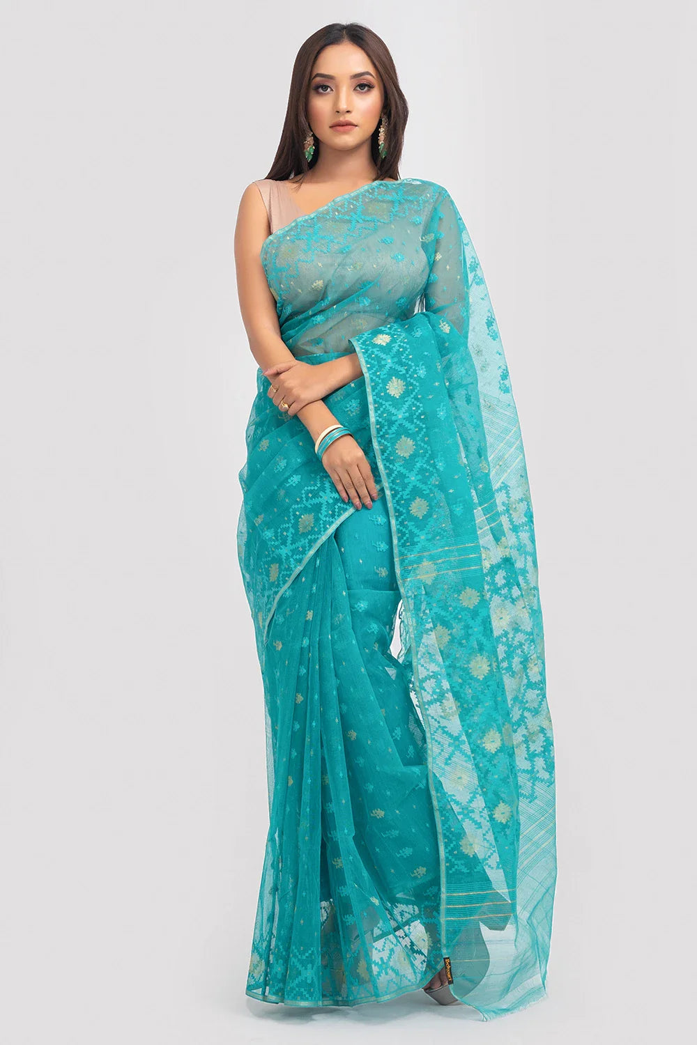Belwari Jamdani Saree