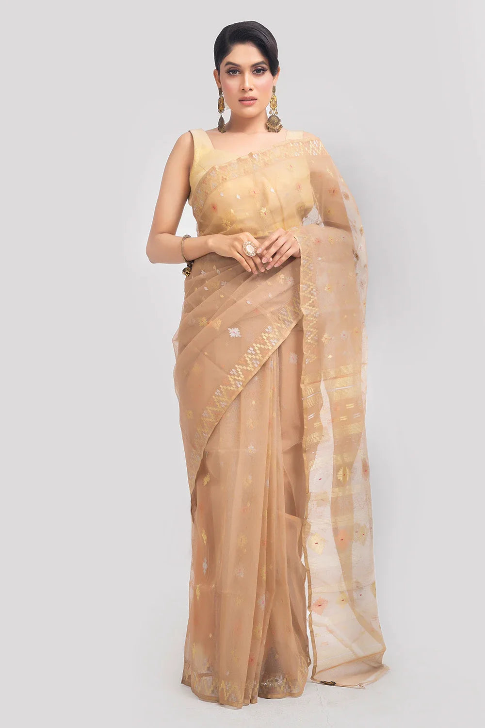 Belwari Jamdani Saree