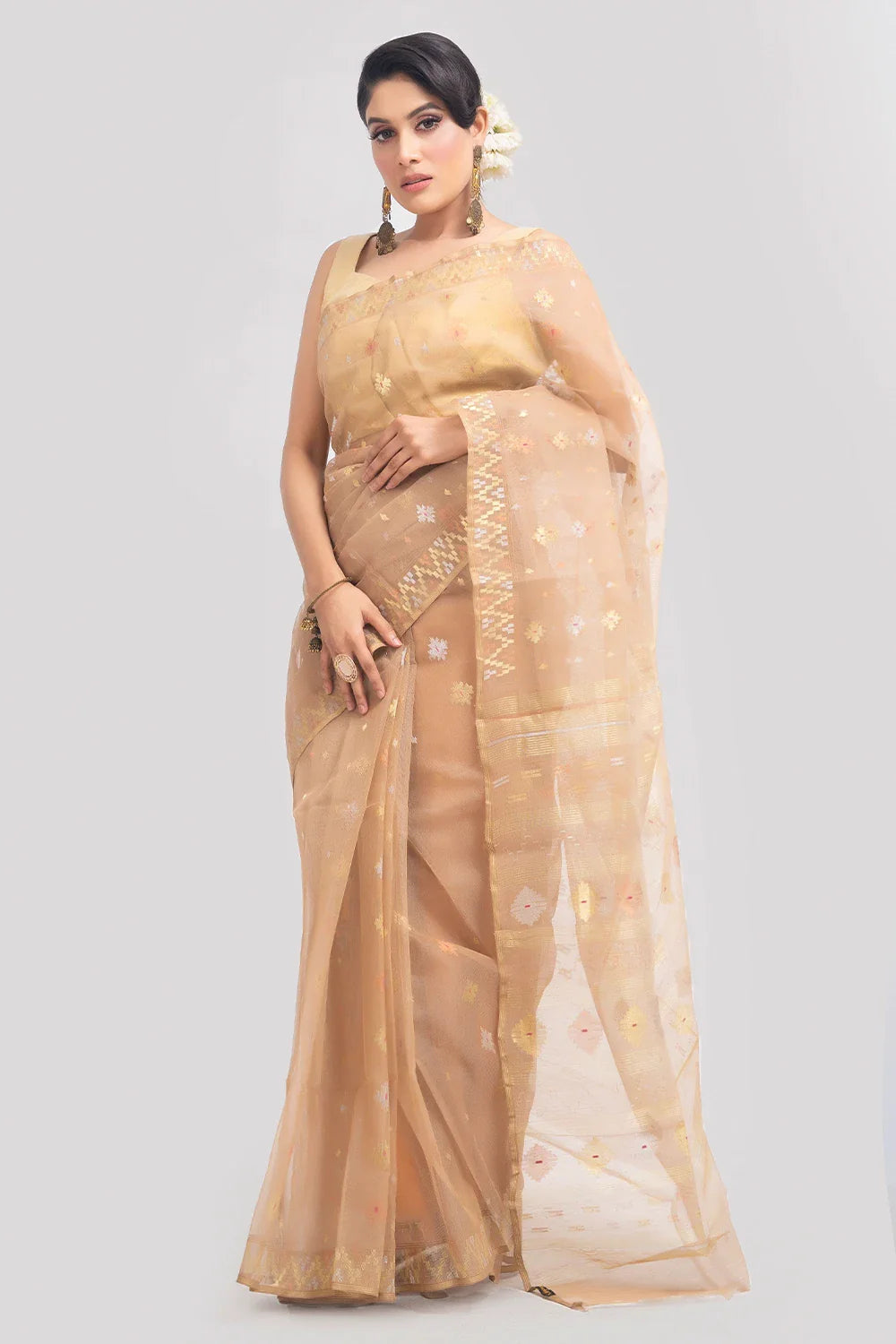 Belwari Jamdani Saree