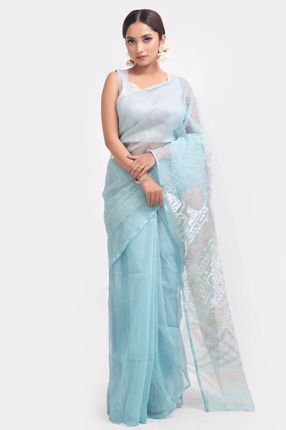Belwari Jamdani Saree