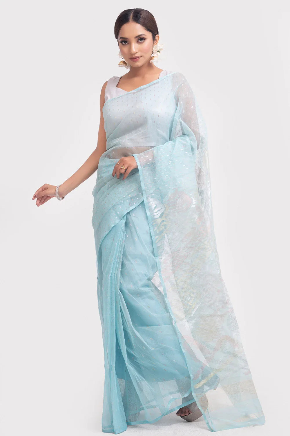 Belwari Jamdani Saree