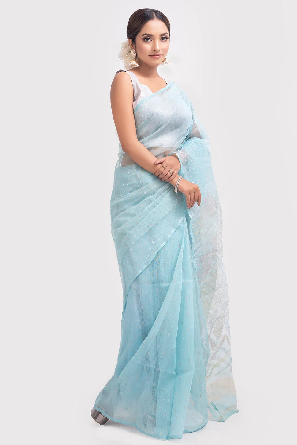 Belwari Jamdani Saree