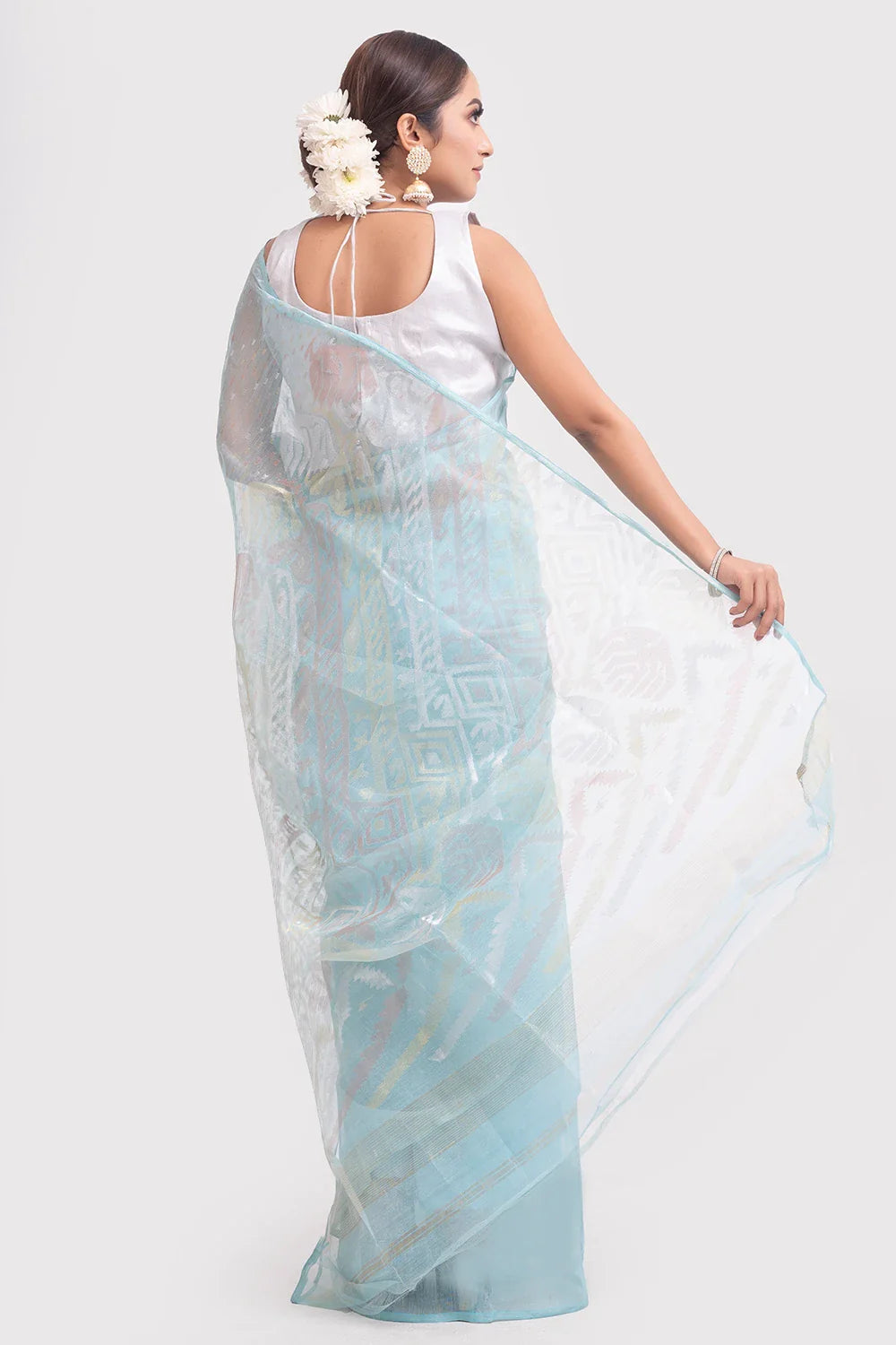 Belwari Jamdani Saree