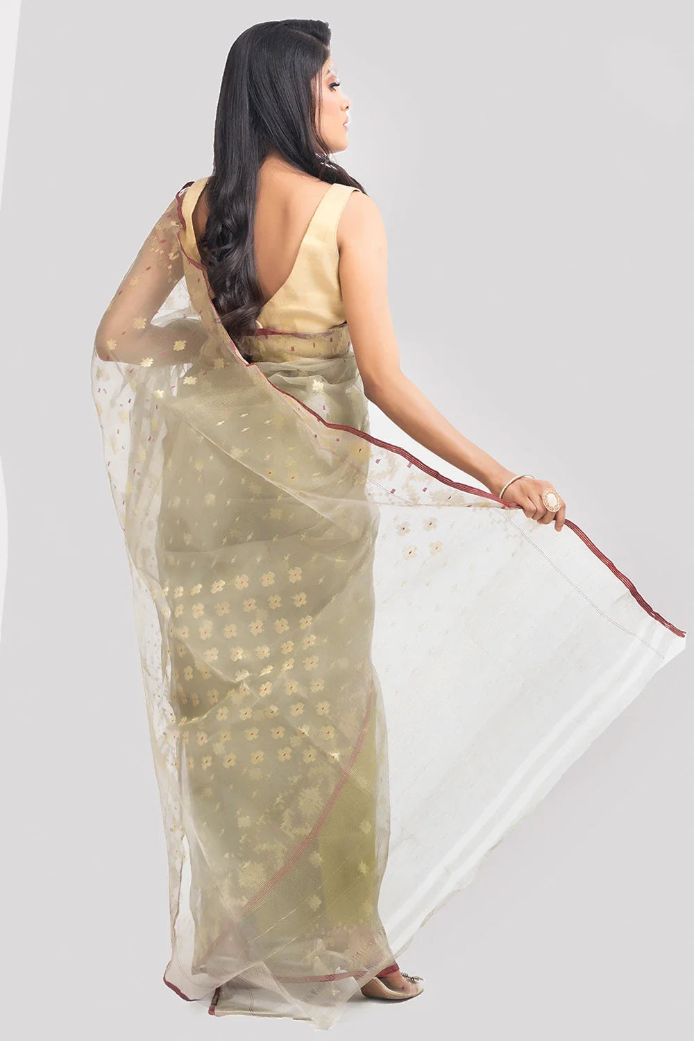 Belwari Jamdani Saree