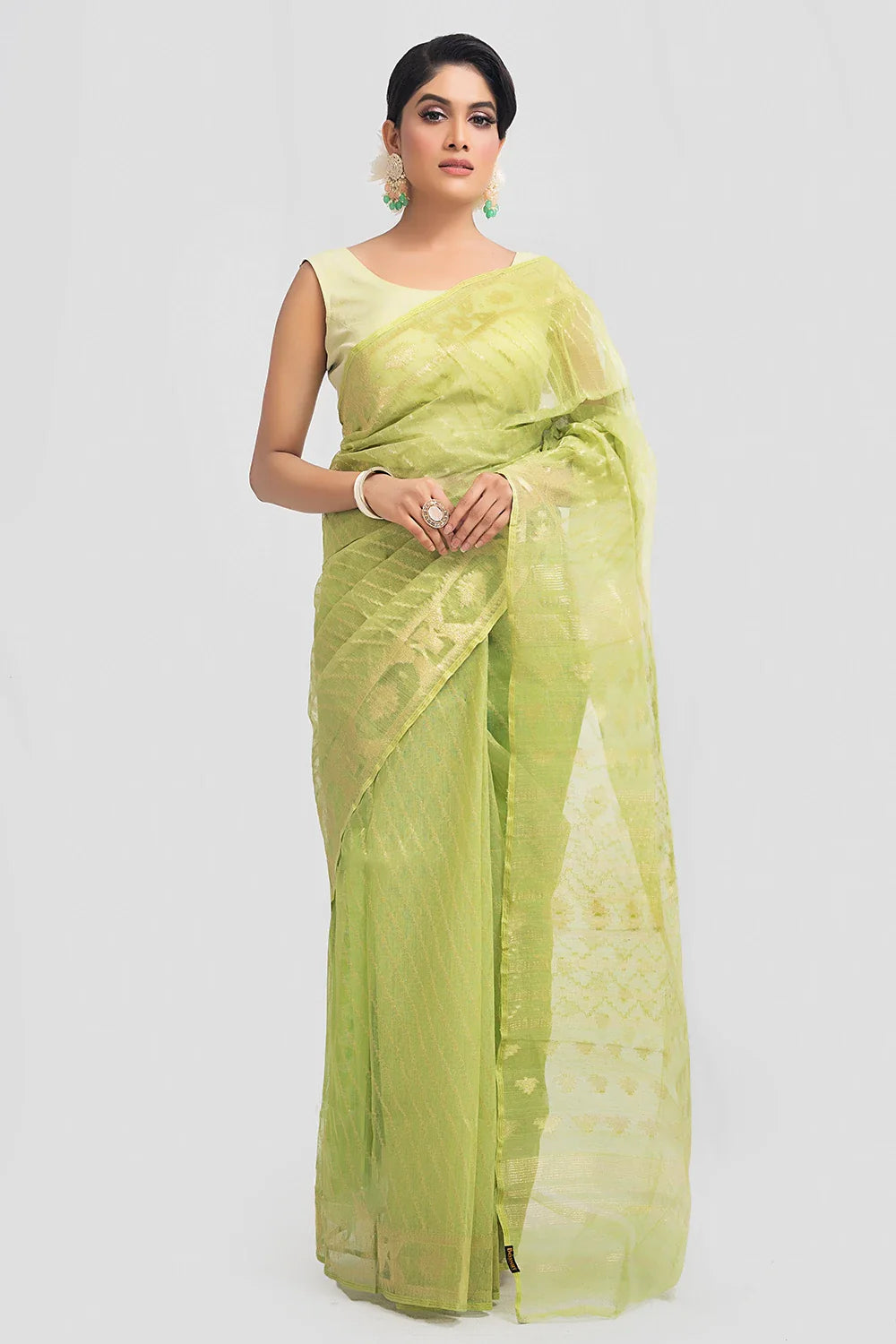 Belwari Jamdani Saree