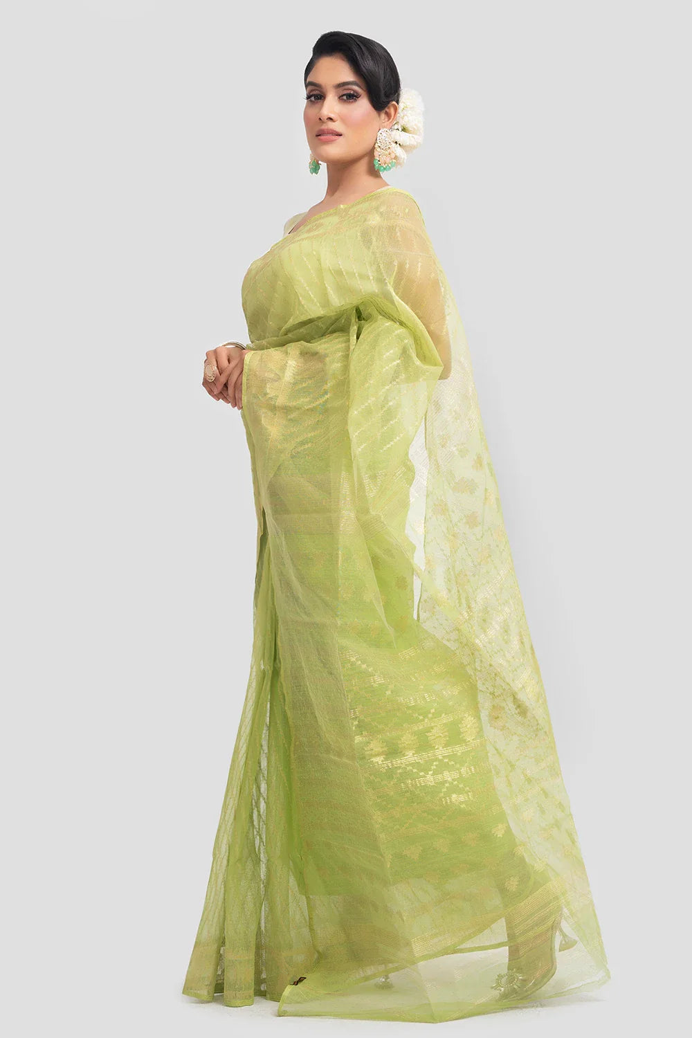 Belwari Jamdani Saree