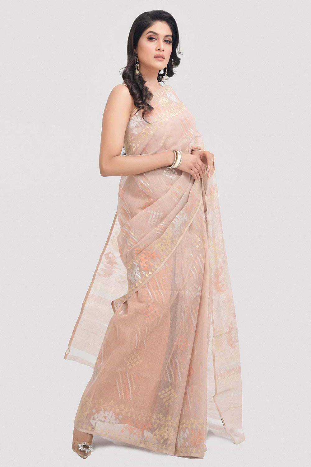 Belwari Jamdani Saree