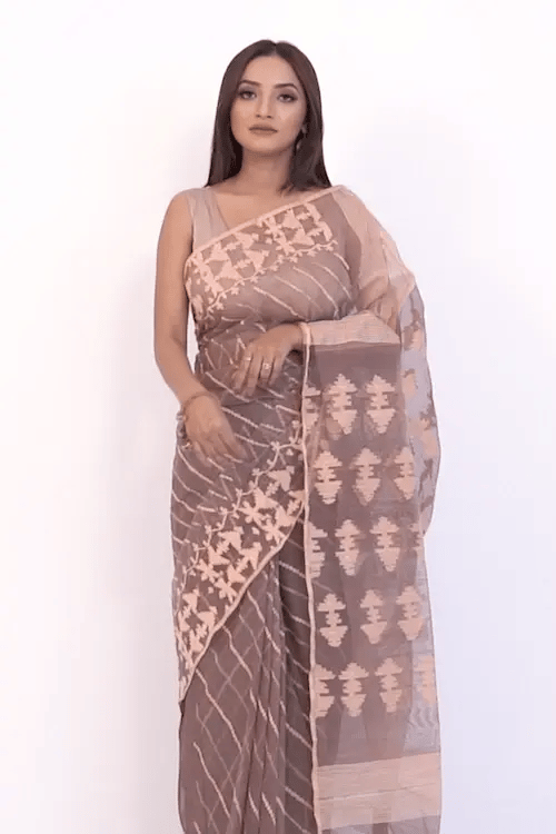 Belwari Jamdani Saree