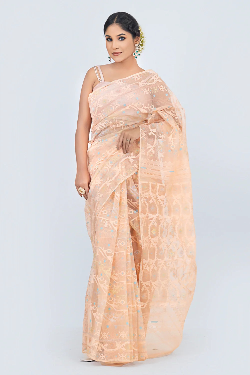 Belwari Jamdani Saree