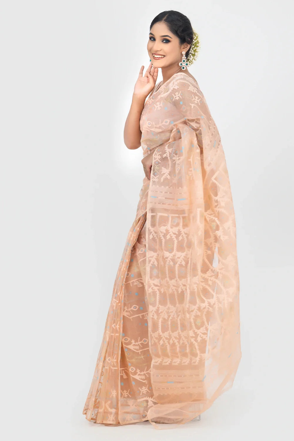Belwari Jamdani Saree