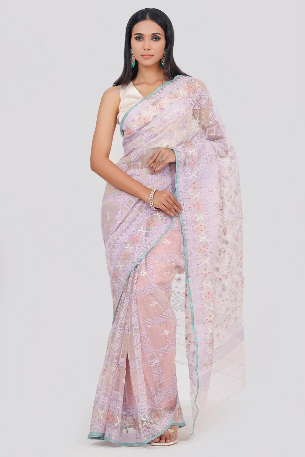 Belwari Jamdani Saree