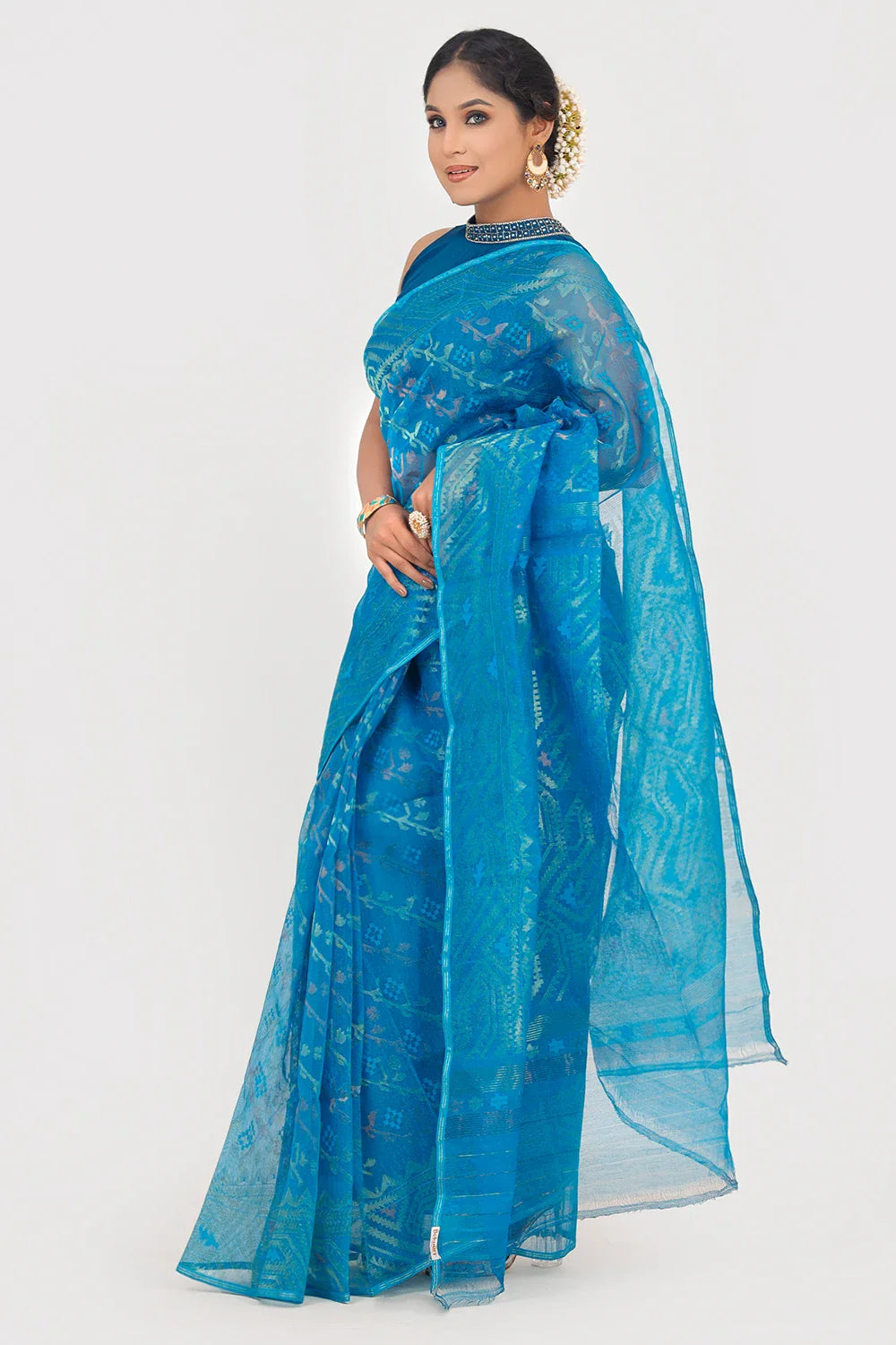 Belwari Jamdani Saree
