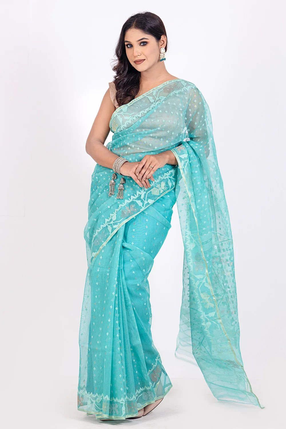 Belwari Jamdani Saree