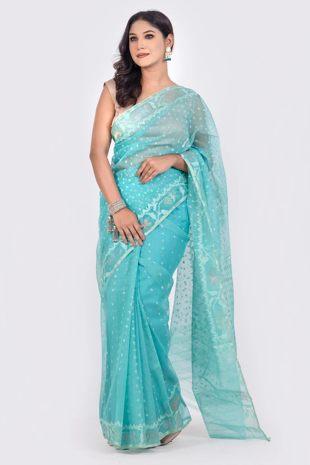 Belwari Jamdani Saree