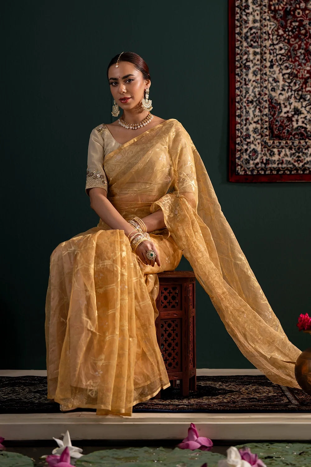 Belwari Jamdani Saree