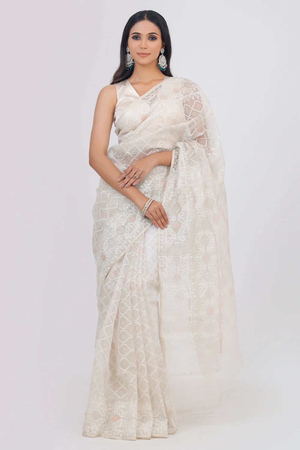 Belwari Jamdani Saree
