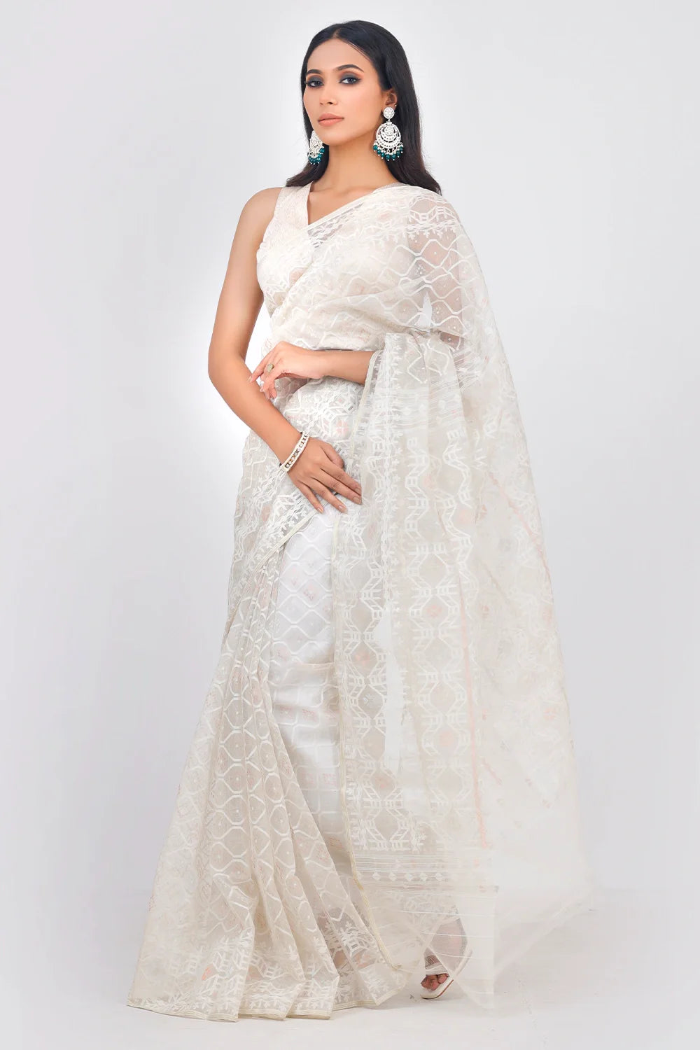 Belwari Jamdani Saree