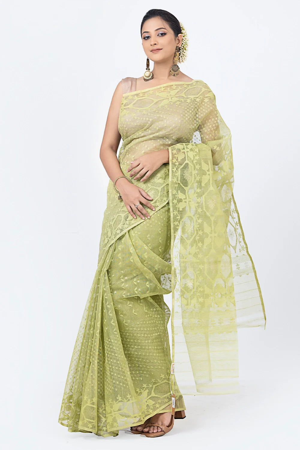 Belwari Jamdani Saree