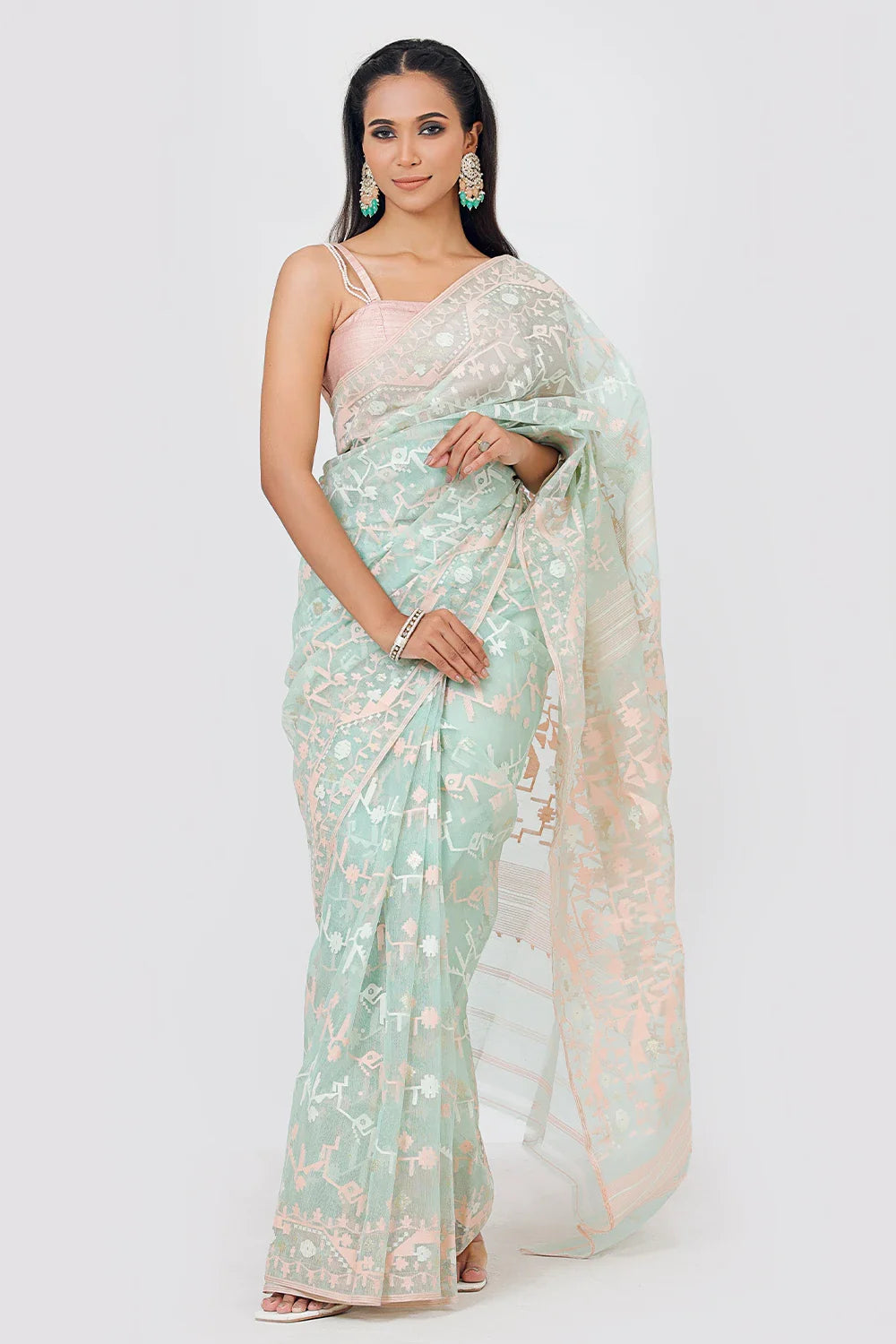 Belwari Jamdani Saree