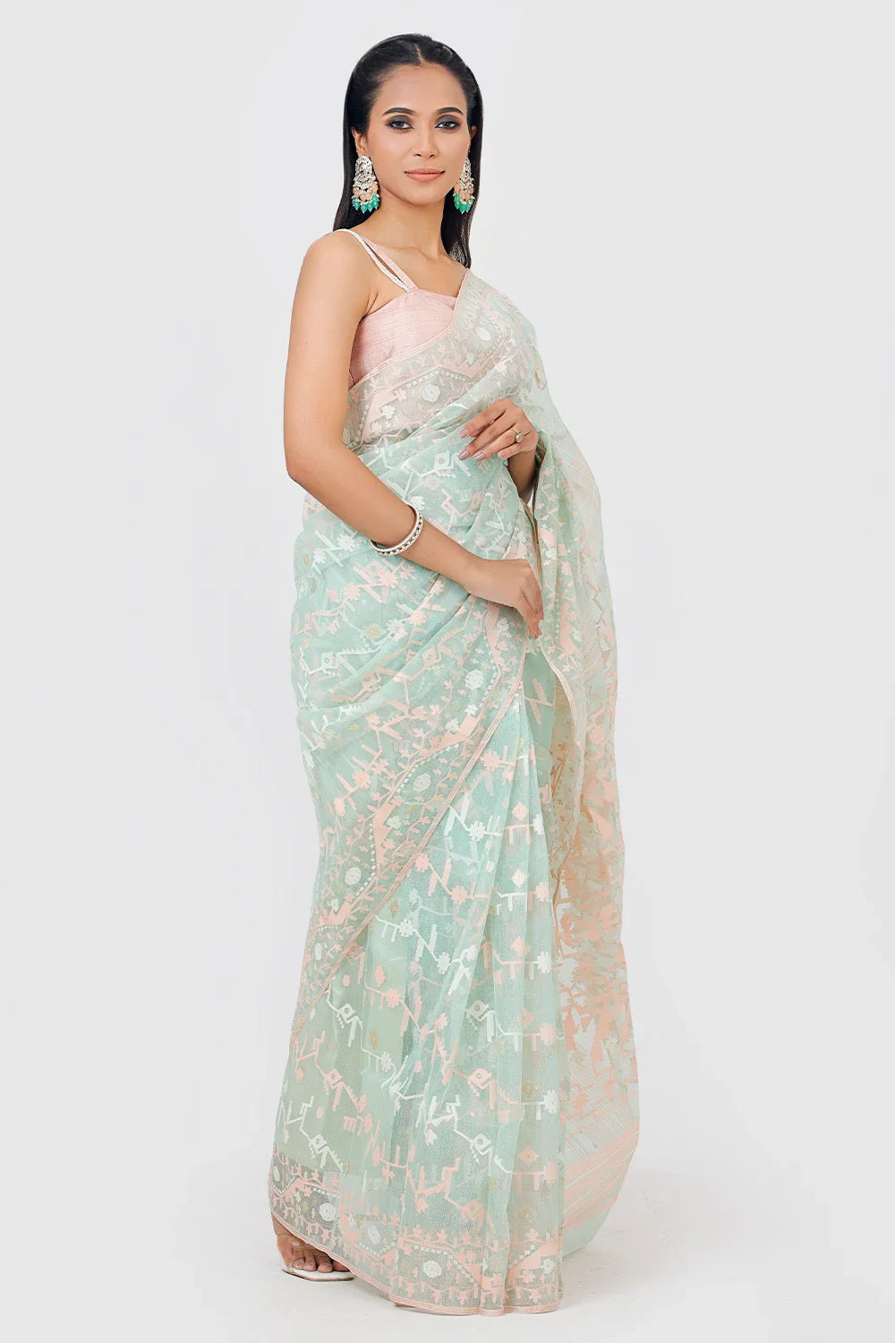 Belwari Jamdani Saree