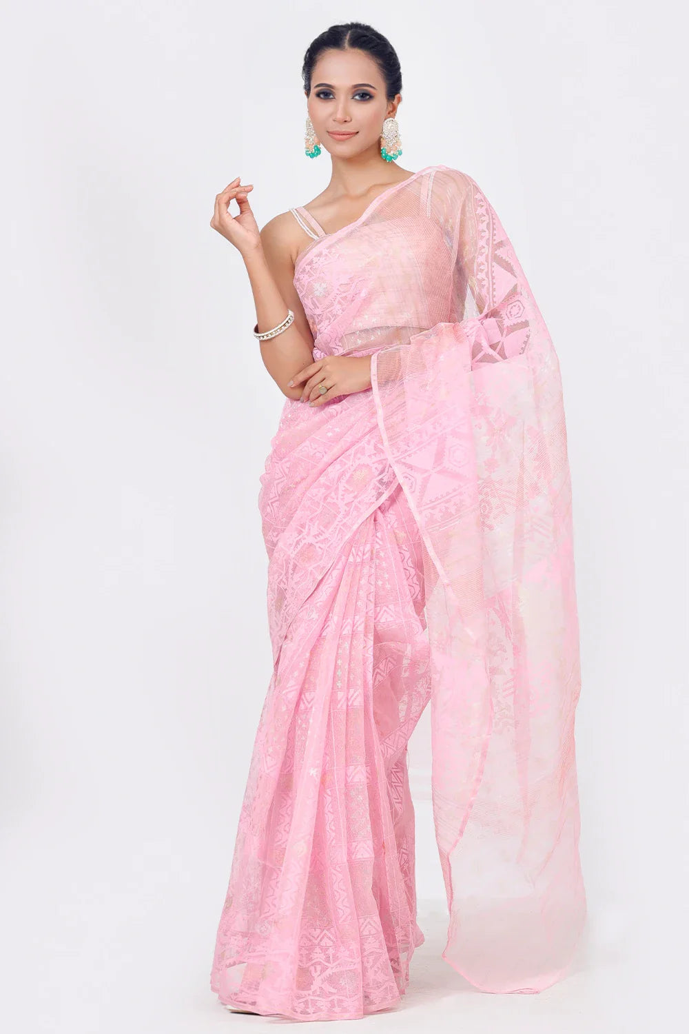 Belwari Jamdani Saree