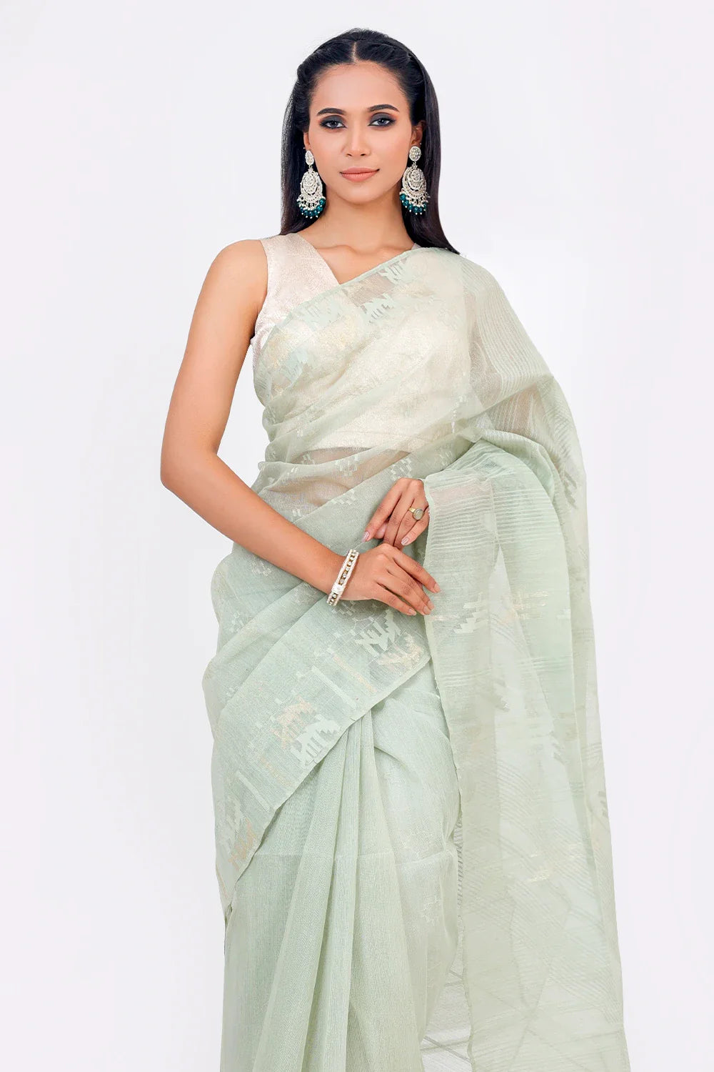 Belwari Jamdani Saree