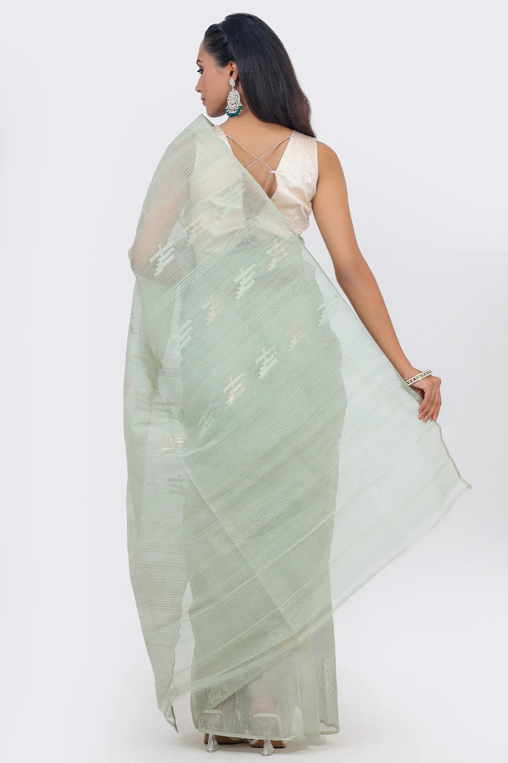 Belwari Jamdani Saree