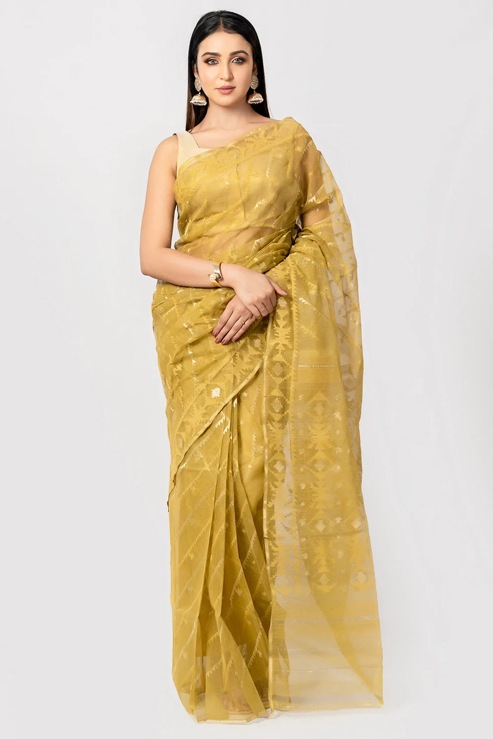 Belwari Jamdani Saree