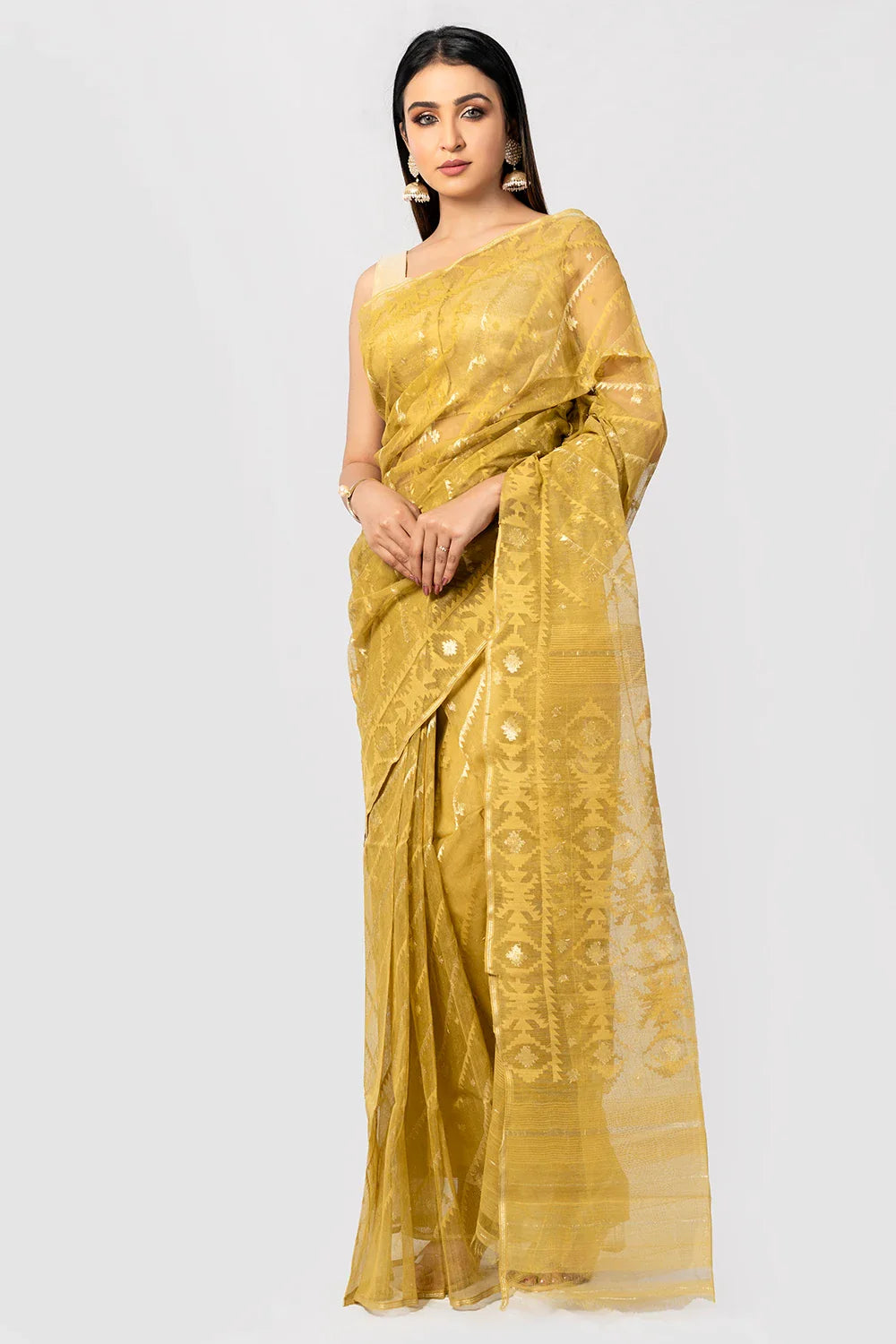 Belwari Jamdani Saree