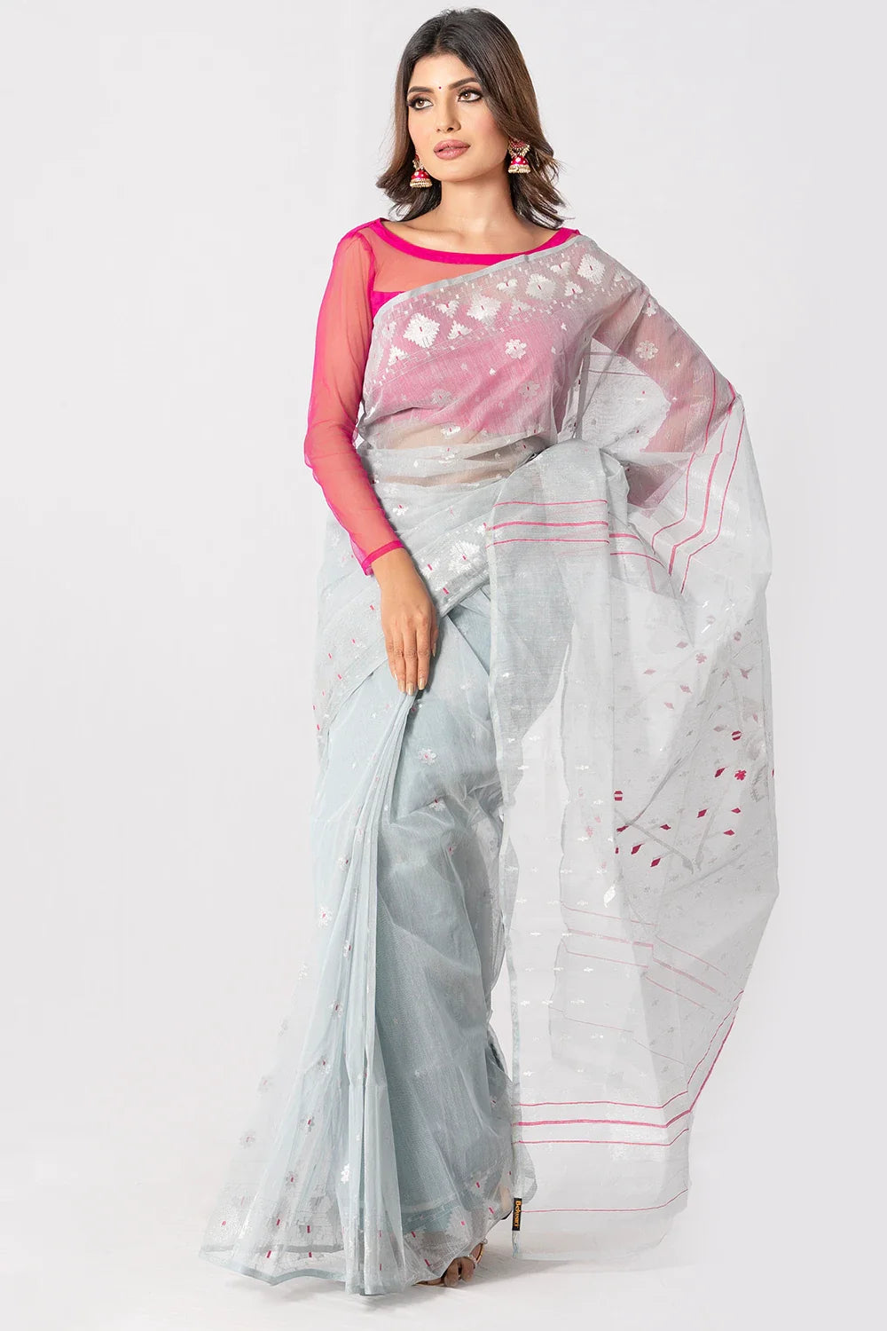 Belwari Jamdani Saree