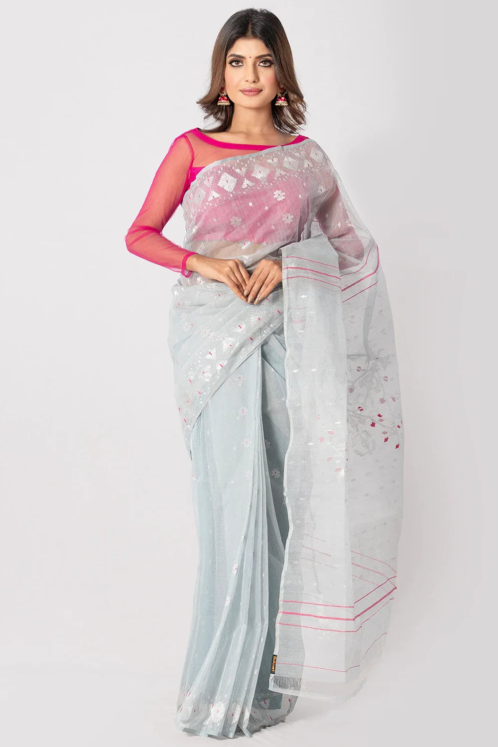 Belwari Jamdani Saree