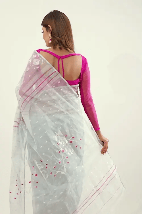 Belwari Jamdani Saree