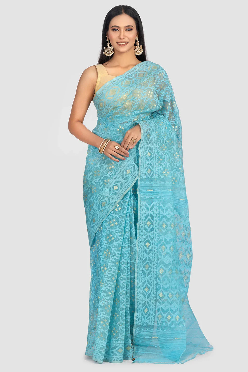 Belwari Jamdani Saree