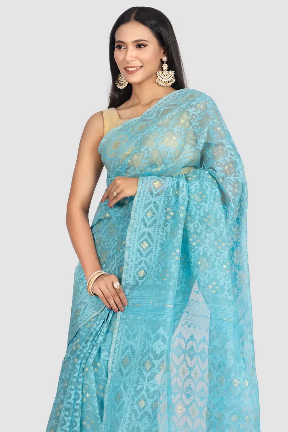 Belwari Jamdani Saree